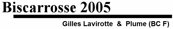 Gilles Lavirotte  &  Plume (BC F)